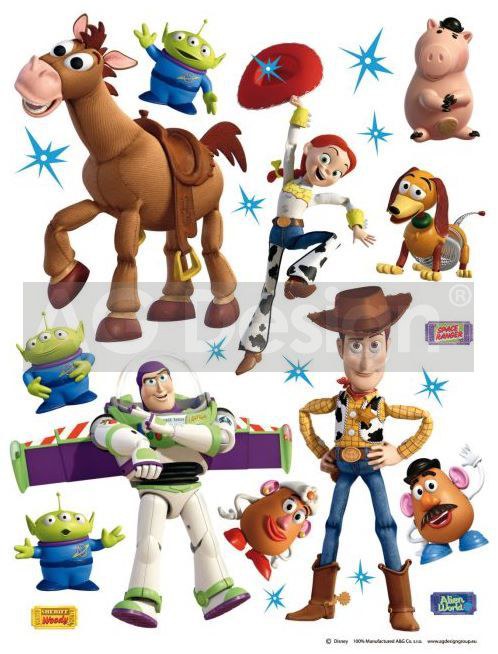 Dječje naljepnice Toy Story DK-1771, 85x65 cm - Naljepnice za dječju sobu