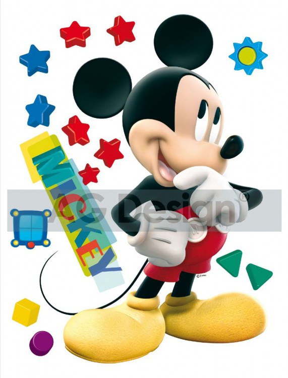 صموئيل الترويج تعمق  Dječje naljepnice Mickey Mouse DK-0858, 85x65 cm | Dekoracije.hr