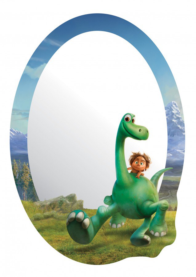 Dječje naljepnice ogledalo Dinosaur DM-2113, 15x22 cm - Naljepnice za dječju sobu