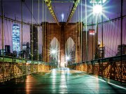 Flis foto tapeta AG Brooklyn Bridge FTNXXL-2439 | 360x270 cm Fototapete