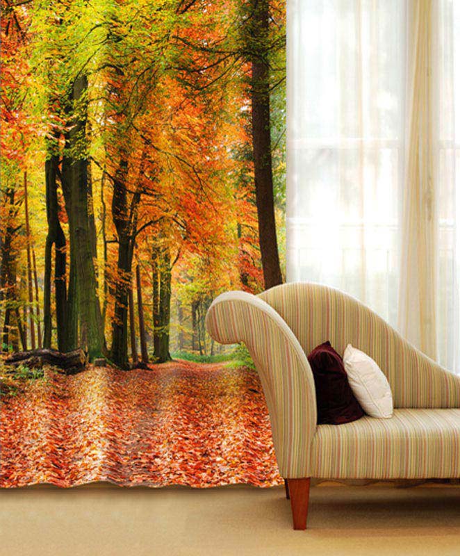Zavjesa Jesenjska šuma CU-140-009, 140x245 cm