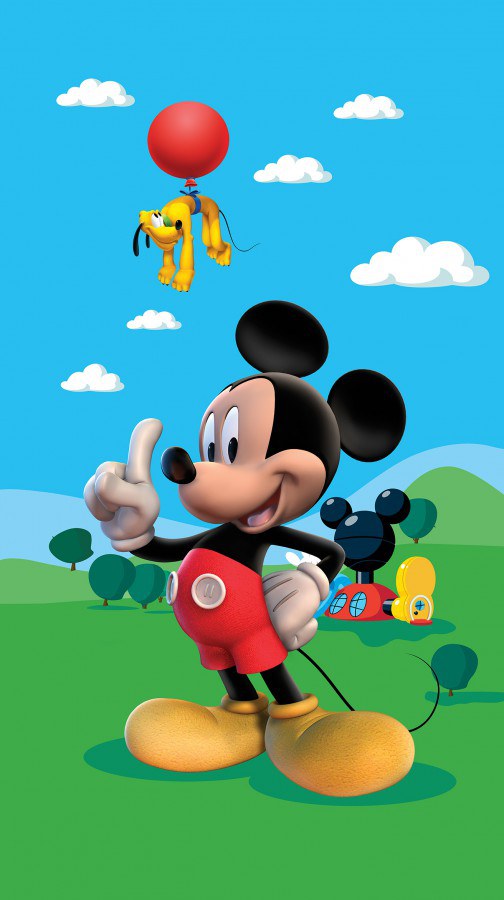 Foto zavjese Mickey Mouse FCSL7141, 140 x 245 cm