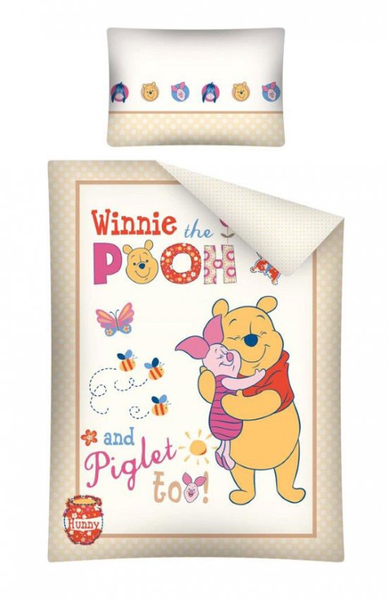 Posteljina v Krevetići Winnie the Pooh i prase bež 100/135