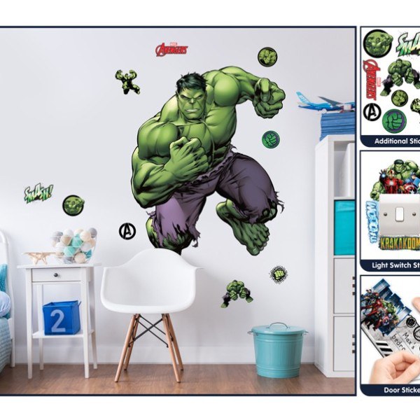 Dječja naljepnica za zid Hulk 44289
