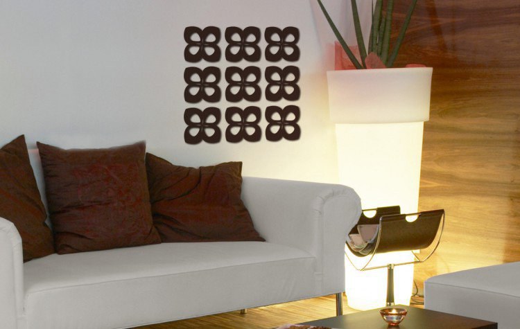 Samoljepljiva 3D dekoracija za zid Mašna 358-0016 - Naljepnice za zid