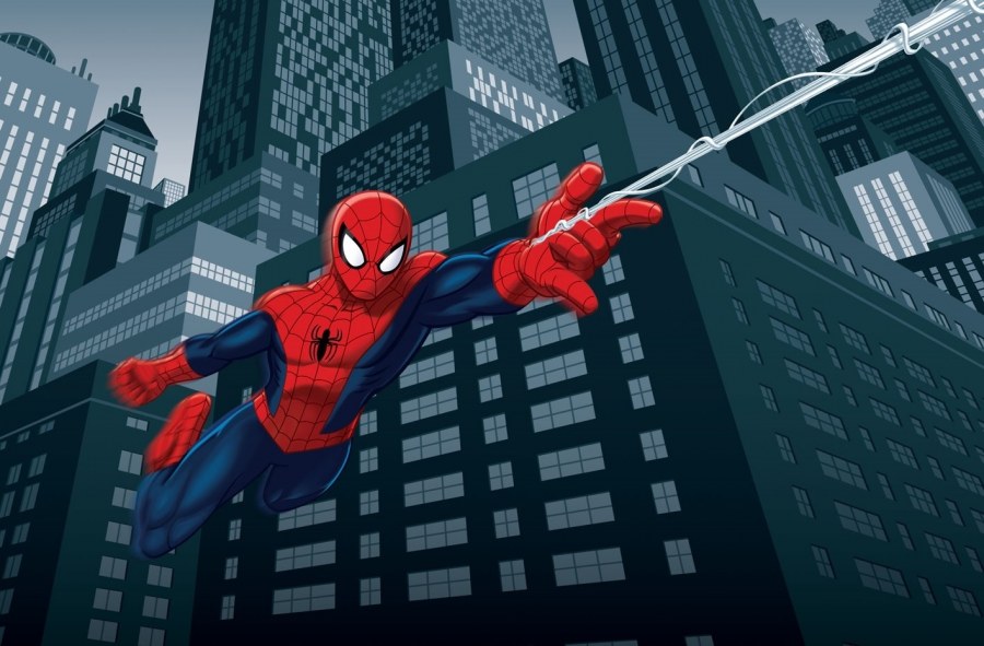 Foto tapeta Spiderman Jump | 360x254 cm