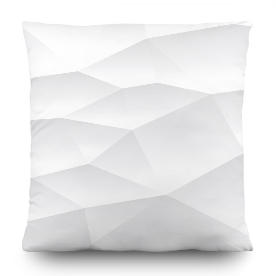 Dekorativni jastuk 3D Bijela apstrakcija CN-3616, 45 x 45 cm - Dekorativni jastuci