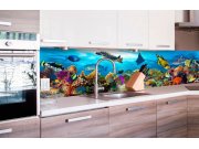 Samoljepljiva foto tapeta za kuhinje - Ribe v oceanv KI-260-092 | 260x60 cm