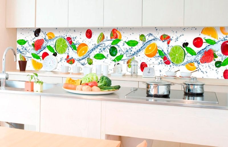 Samoljepljiva foto tapeta za kuhinje Fruits KI-350-001 | 350x60 cm