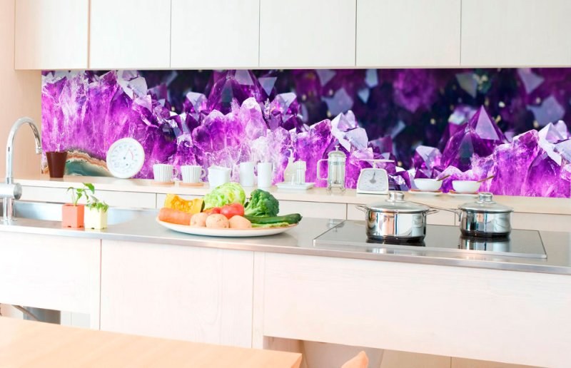 Samoljepljiva foto tapeta za kuhinje Amethyst KI-350-065 | 350x60 cm