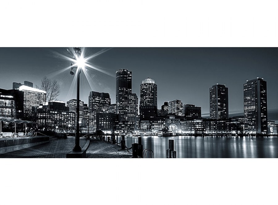 Panoramska flis foto tapeta Boston MP20016 | 375 x 150 cm - Fototapete