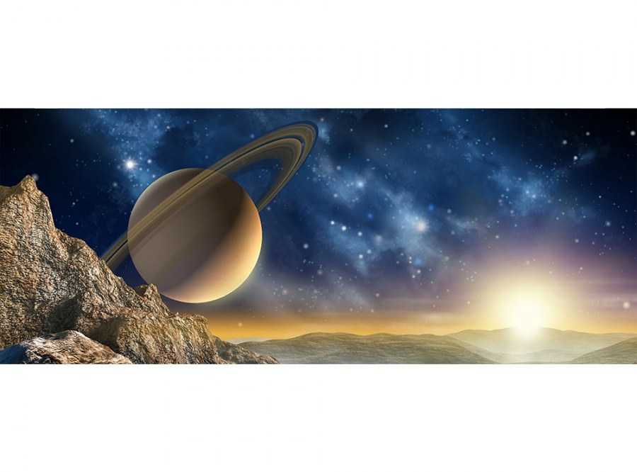 Panoramska flis foto tapeta Svemir MP20187 | 375 x 150 cm - Fototapete