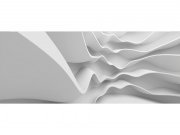 Panoramska flis foto tapeta 3D futuristički val MP20295 | 375 x 150 cm