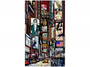 Flis foto tapeta Trg Times Square MS20013 | 150x250 cm Od flisa