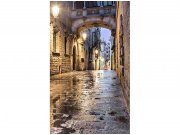 Flis foto tapeta Drevna ulica MS20048 | 150x250 cm Od flisa