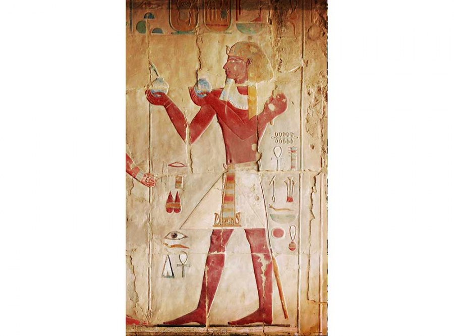 Flis foto tapeta Egipatska malba MS20052 | 150x250 cm