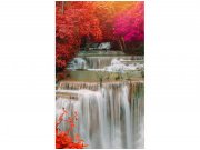 Flis foto tapeta Slap u kišnoj prašumi MS20072 | 150x250 cm Od flisa