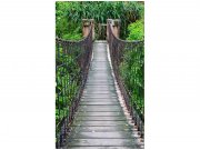 Flis foto tapeta Most v šumi MS20084 | 150x250 cm Od flisa