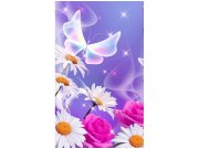 Flis foto tapeta Leptirići MS20113 | 150x250 cm Od flisa