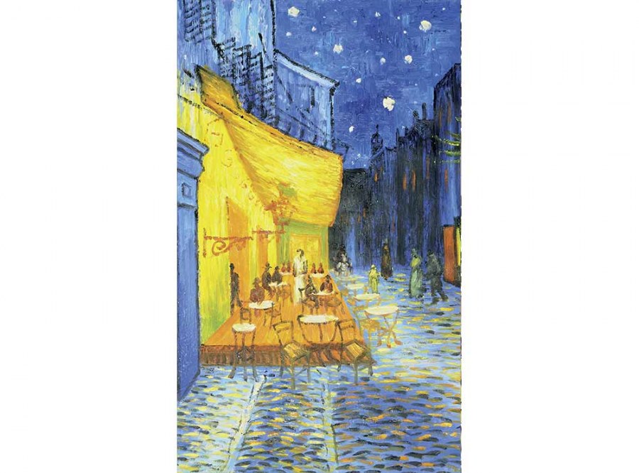 Flis foto tapeta Terasa kafića od Vincenta van Gogha MS20251 | 150x250 cm