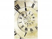 Flis foto tapeta Spiralni sat MS20272 | 150x250 cm Od flisa