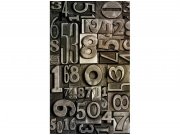 Flis foto tapeta Brojke MS20273 | 150x250 cm Od flisa