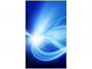 Flis foto tapeta Plava apstrakcija MS20288 | 150x250 cm Od flisa