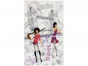 Flis foto tapeta Londonski stil MS20332 | 150x250 cm Od flisa