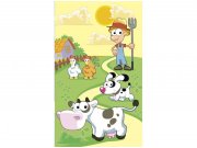 Flis foto tapeta Životinje iz farme MS20334 | 150x250 cm Od flisa