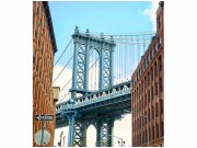 Flis foto tapeta Most na Manhattanu MS30012 | 225x250 cm Od flisa