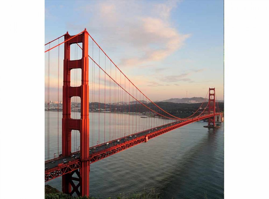 Flis foto tapeta Most Golden Gate MS30015 | 225x250 cm