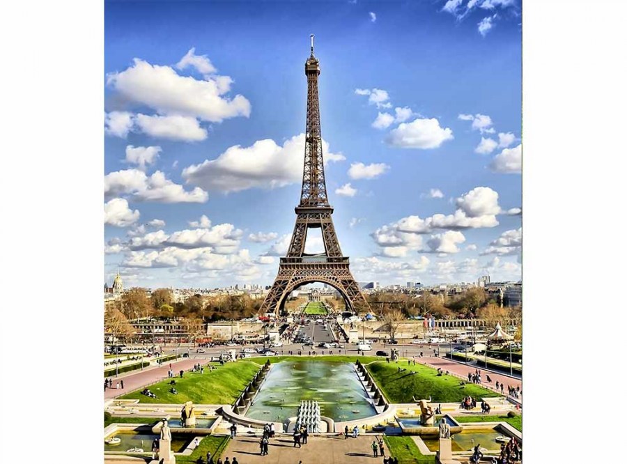 Flis foto tapeta Pariz MS30025 | 225x250 cm