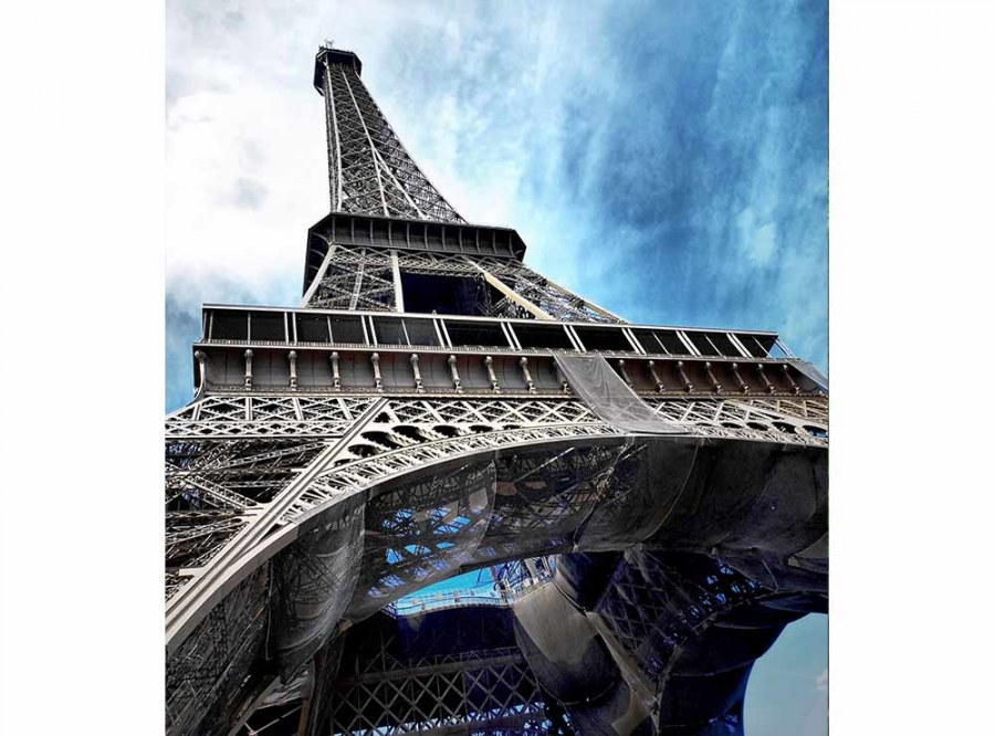 Flis foto tapeta Eiffelov toranj MS30026 | 225x250 cm