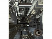 Flis foto tapeta Neboderi MS30030 | 225x250 cm Od flisa