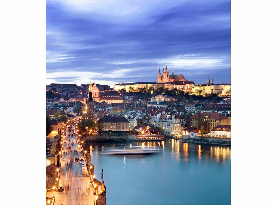 Flis foto tapeta Prag MS30031 | 225x250 cm - Od flisa