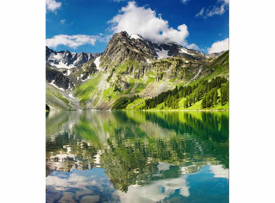 Flis foto tapeta Jezero MS30062 | 225x250 cm