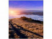 Flis foto tapeta Zora u planinama MS30063 | 225x250 cm Od flisa