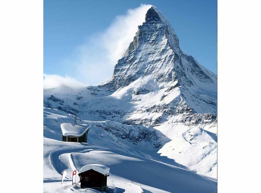 Flis foto tapeta Matterhorn MS30073 | 225x250 cm