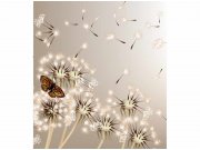 Flis foto tapeta Maslačak i leptir MS30148 | 225x250 cm Od flisa