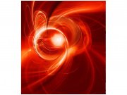 Flis foto tapeta Crvena apstrakcija MS30287 | 225x250 cm Od flisa
