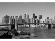 Flis foto tapeta Manhattan u sivoj boji MS50010 | 375x250 cm Od flisa