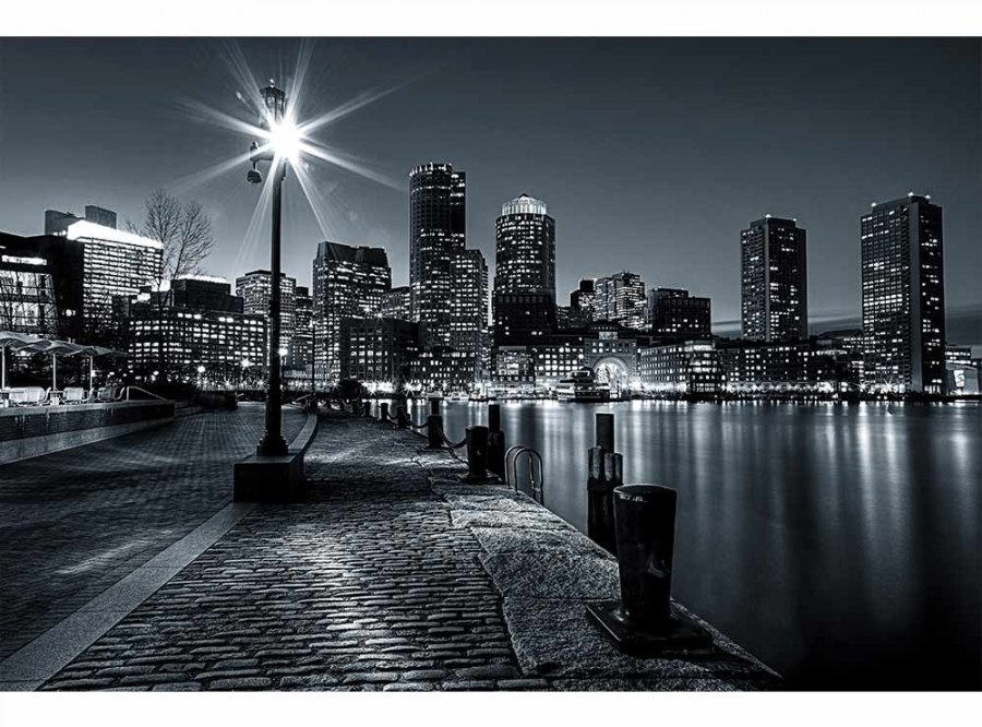 Flis foto tapeta Boston MS50016 | 375x250 cm - Od flisa