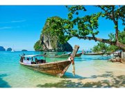 Flis foto tapeta Tajlandski brod MS50198 | 375x250 cm Flis