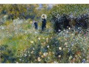 Flis foto tapeta Ženy v zahradě od Pierra Avgvsta Renoira MS50256 | 375x250 cm Flis