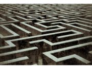 Flis foto tapeta 3D labyrint MS50279 | 375x250 cm Od flisa