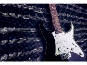 Flis foto tapeta Električna gitara MS50304 | 375x250 cm Flis