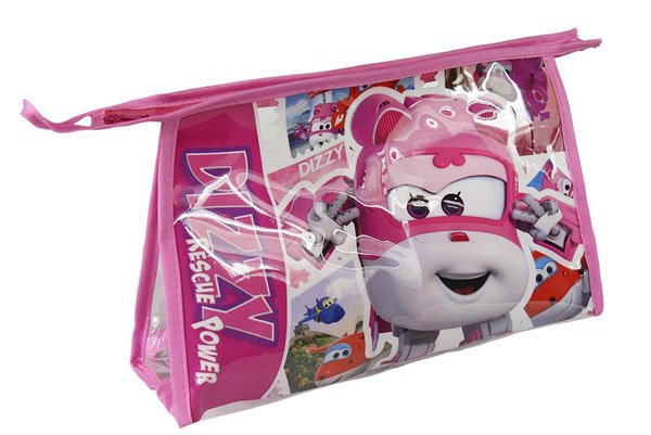 Kozmetička torbica s ružičastim super-krilima - Nakit, pribor