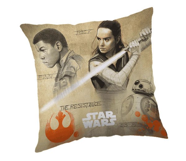 Star Wars 8 Finn i Rey mikro 40/40 pokrivač jastuka - Jastučići