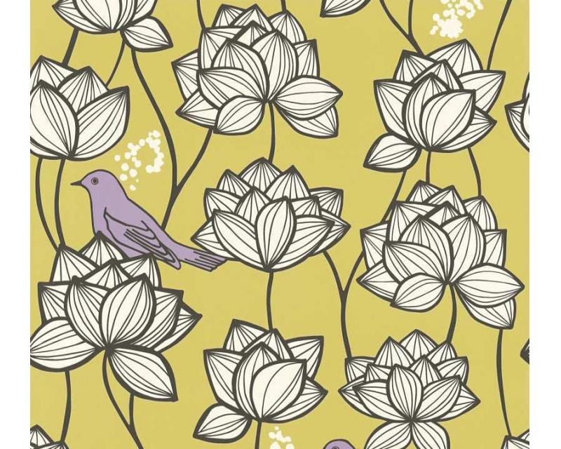 36317-3 Flis tapeta za zid Cvijeće i golubica Palila - AS Création