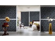 AS Création - 96198-4 Tapete za zid Crni paprat Tessuto 2 - Tekstilna tapeta 96198-4 Tapete za zid Crni paprat Tessuto 2 - Tekstilna tapeta